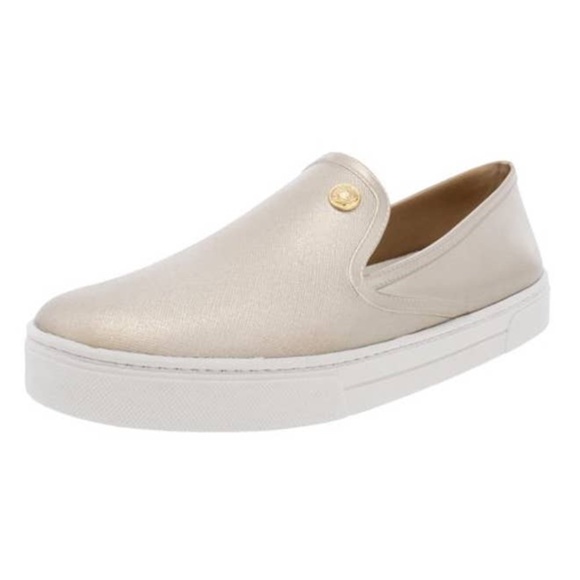 NEW Vince Camuto Womans Marjetta Loafer SNEAKER SLIP ON SHOES NIB IN GOLD - Picture 4 of 4